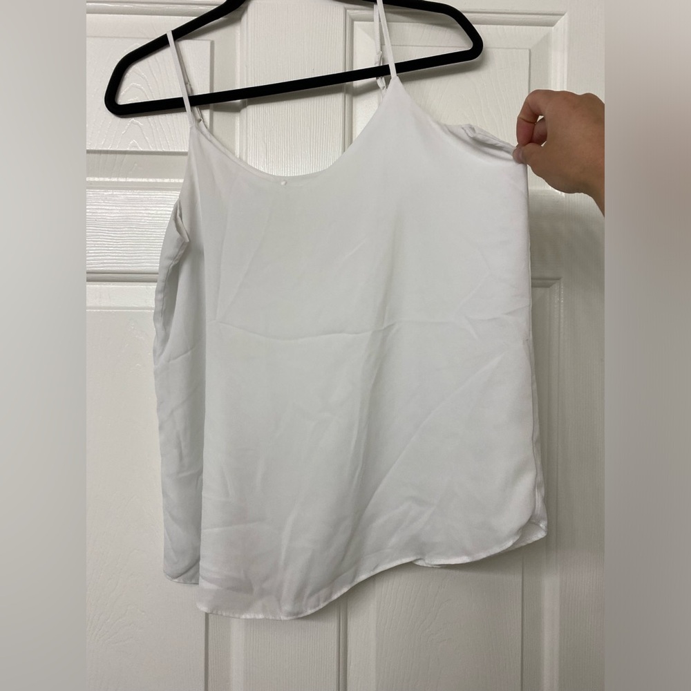 White and Teal women’s tank tops